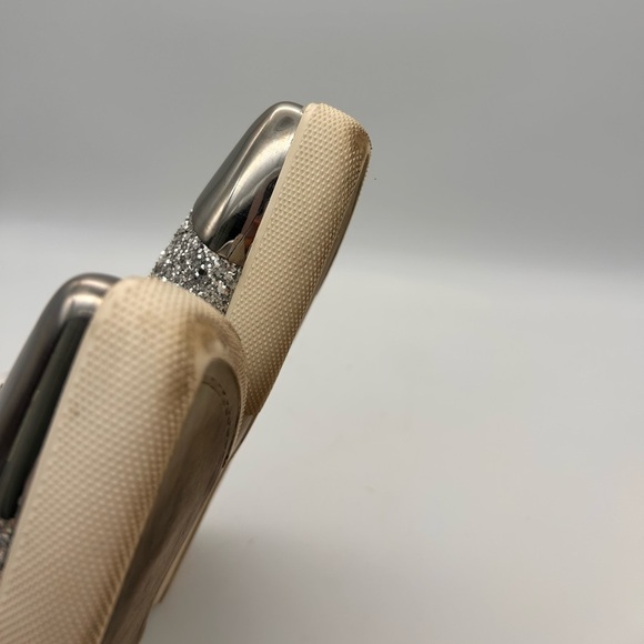 MIU MIU Glitter Slip-On Sneakers Steel Toe Pointed Size 35 Look At Photos - Picture 13 of 16